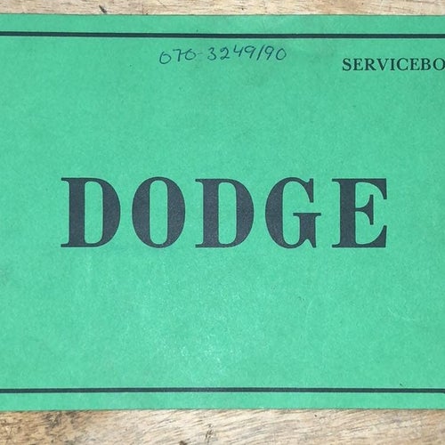 Dodge Seervicebok