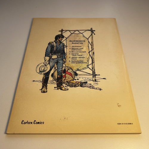 Blueberrys äventyr #6, 1a upplaga, toppex! VF+