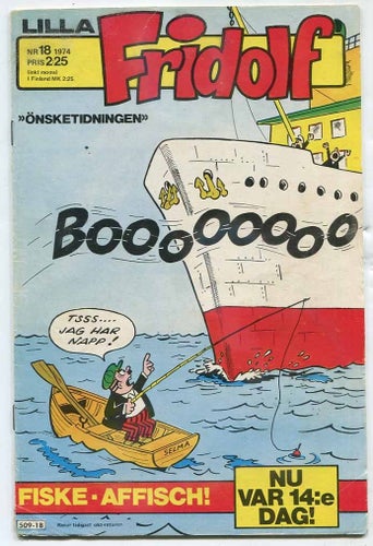 Lilla Fridolf 1974 nr 18 Familjen Flax , Knasen Tjalle Tvärv