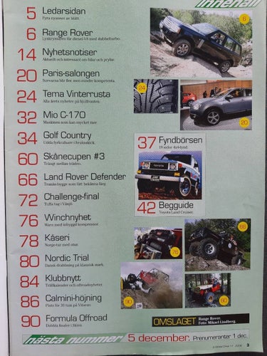 4 Wheel Drive nr 11 2006: Range Rover TdV8/V8/SC, beg Toyota Landcruiser 1984-96