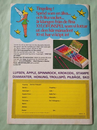 Walt Disneys serier nr 9 från 1976 - Musse Pigg som mästerdetektiv