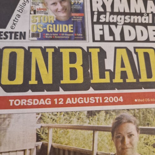 Aftonbladet tidning från 2004