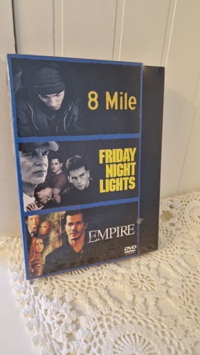 Dvd box 8 Mile / Friday Night Lights / Empire (DVD) ny inplastad