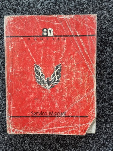 1988 Firebird Service Manual
