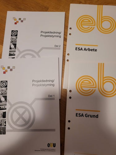 ESA arbete, ESA Grund, Projektledning/Projektstyrning del 1 och 2.