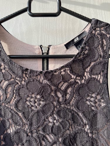 H&m svart klänning, storlek S