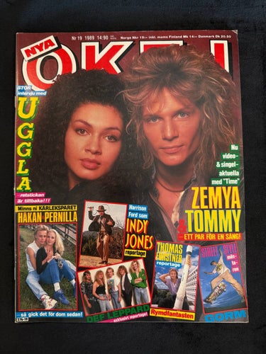 Tidningen OKEJ ! Nr 19 - 1989 .