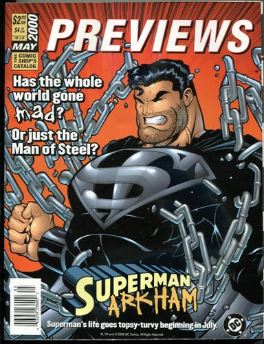 Previews Catalouge May 2000 Marvel DC Superman Spawn etc