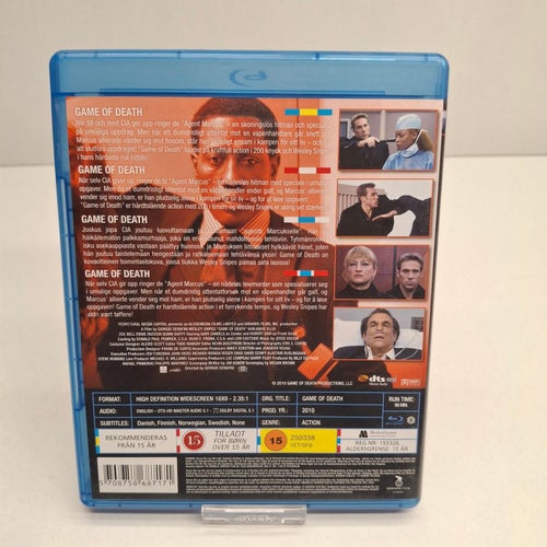 Game of death - Wesley Snips - Blu-ray film, Svensk text, Fint skick