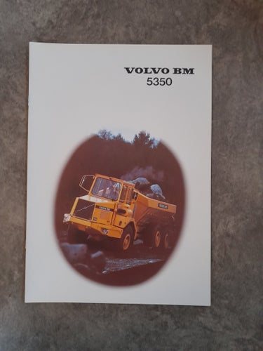Broschyr Volvo BM Dumper 5350