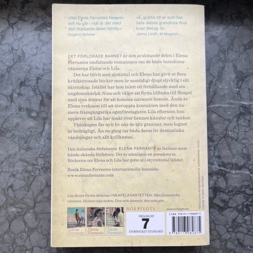 Det förlorade barnet av Elena Ferrante, 2015