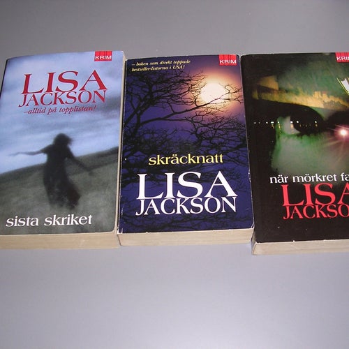 Spänning Sommarläsning Lisa Jackson 3 st