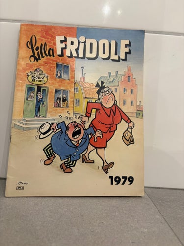 Lilla Fridolf 1979 Hat trick – Rune Moberg & Torsten Bjarre – vintage seriealbum