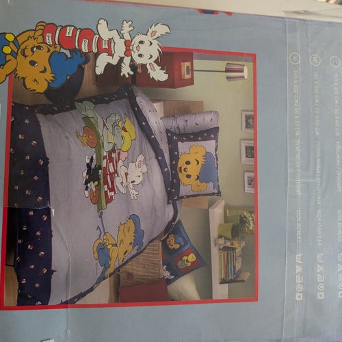 Bamse Påslakanset Blå