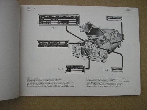 Reservdelskatalog MERCEDES - BENZ Type 220 b