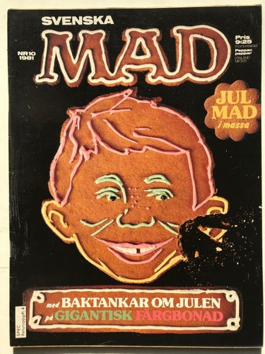MAD - 1981:10 FN-VF med färgbonad