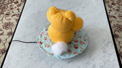 Handstickad Nallebjörn - Gosedjur
