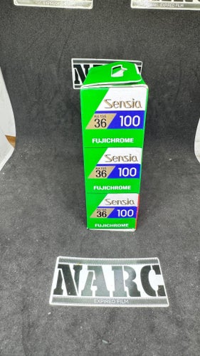 Fujichrome Sensia 100 36 EXP 3-pack Film