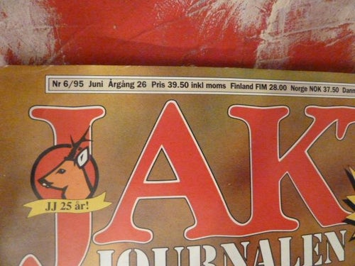 JAKT JOURNALEN, NR 6 - 95, TIDNING