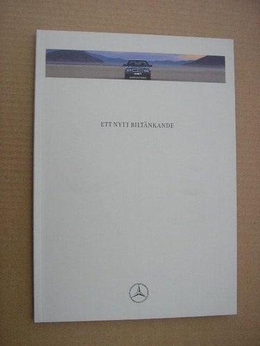 Försäljningsbroschyr MERCEDES Ett nytt biltänkande