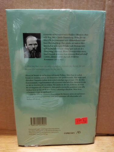 Spelaren - Fjodor Dostojevskij. Bok. NY, inplastad