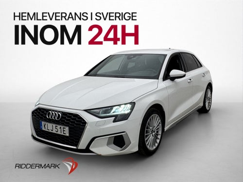 Audi A3 Sportback 35 TFSI 150hk Cockpit CarPlay Kamera