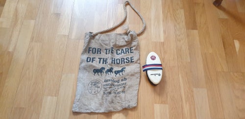 Ryktborste, bag, väska för häst-tillbehör. Eldorado från Valet, made in England.