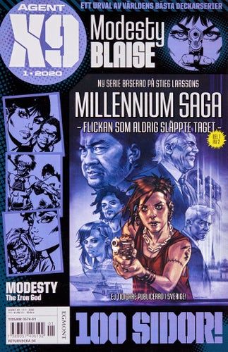Agent X9 Serietidning 2020 nr 1 (Oläst arkivex) Modesty Blaise