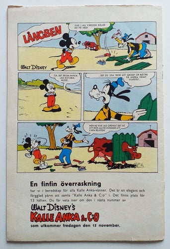 Walt Disney's KALLE ANKA & C:O Nr 23 - 1957