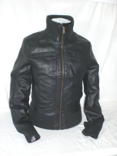 ++ Ny snygg & mjuk svart skinnjacka ++ HELT NY ++ MEDIUM +++