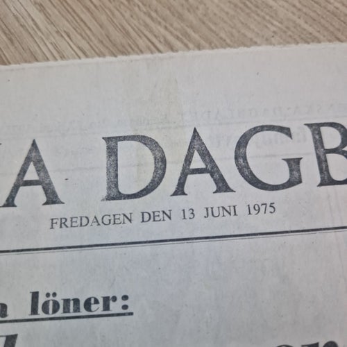 Svenska Dagbladet 13 juni 1975