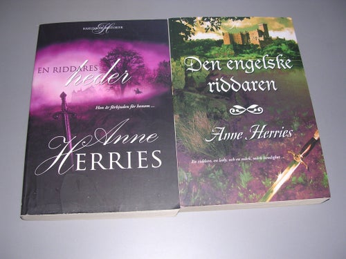 HQ Historisk Anne Herries Mini-Serie 2 st