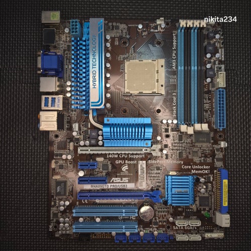 Premium-moderkort ASUS M4A89GTD PRO/USB3 (Socket AM3) i mycket fint skick