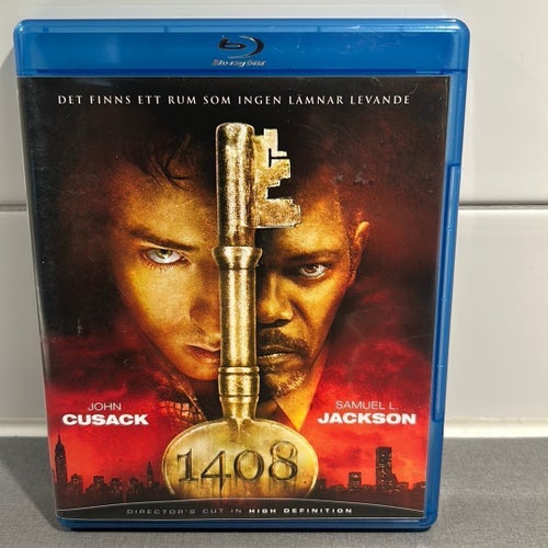 1408 Blu-ray med John Cusack och Samuel L. Jackson