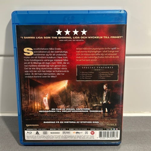 1408 Blu-ray med John Cusack och Samuel L. Jackson