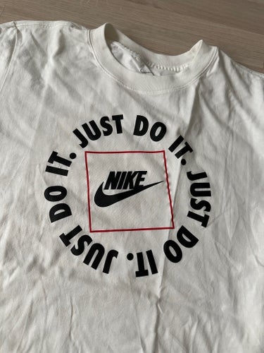 Vit t-shirt från Nike i herrmodell i storlek L