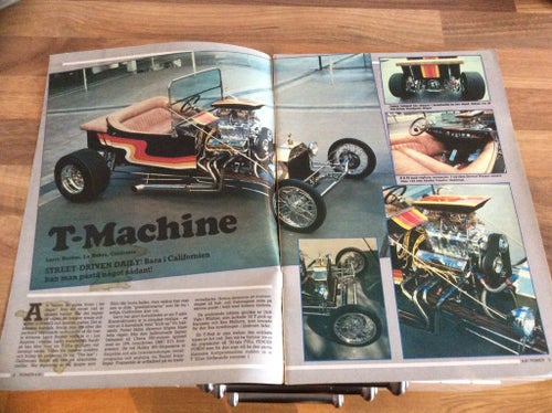 POWER nr 4 1981 HOT ROD,Honda 500 Chopper,shelby,Duett A traktor,jeep meet