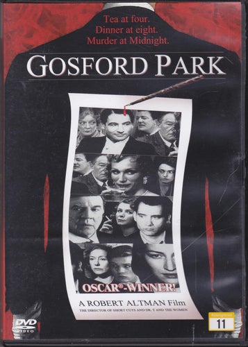 DVD / Gosford Park / Robert Altman / Helen Mirren, Derek Jacobi / Nyskick