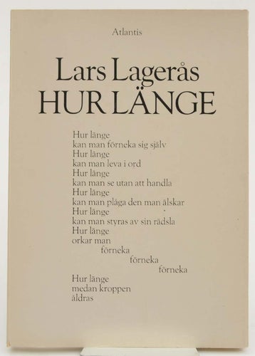 Hur länge / Lars Lagerås