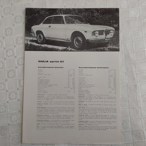 Alfa Romeo Giulia sprint GT 1966 ? ..