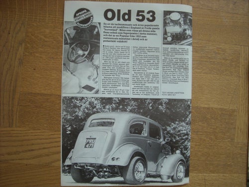 poster 57x41 cm Richard Gardners Ford Popular 1953