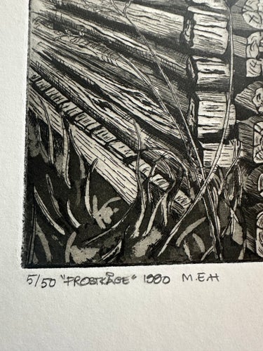 M. L. Etsning "Frostkåge" 1980