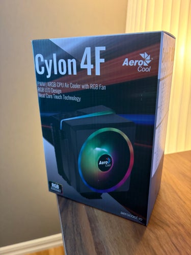 Oöppnad Aerocool Cylon 4F PWM ARGB CPU Luftkylare