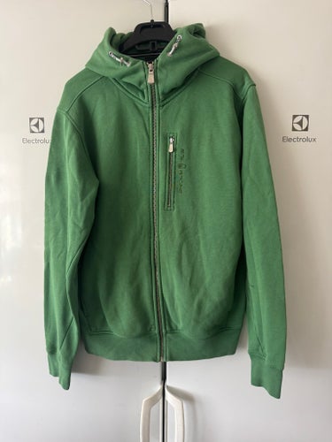 Sail Racing ”BOWMAN” Grön Zip Hoodie Storlek M