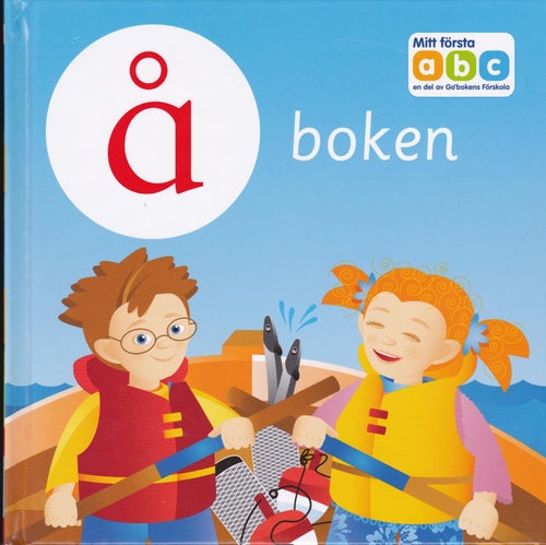 Å-boken / Mitt Första ABC / Go'bokens Förskola / Kartonnage / Nära nyskick