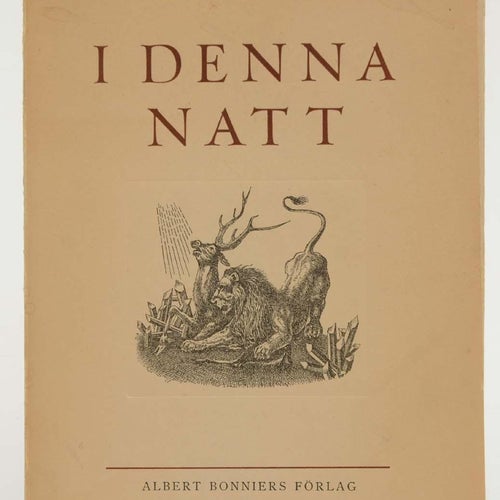 I denna natt / Johannes Edfelt ; [verso:] illustr.: Bertil Bull-Hedlund