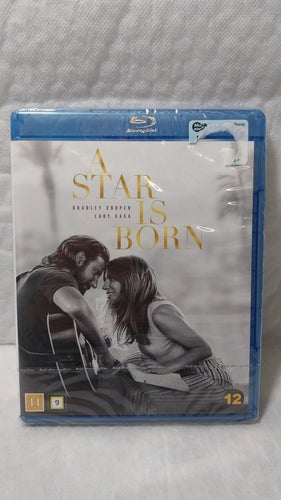 A Star Is Born Blu-Ray Oöppnad & Inplastad