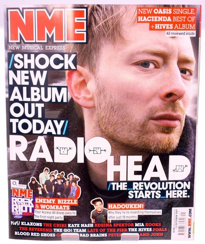 NME Magazine-October 13th 2007-Radiohead front cover-NEW-Weight 170g-FREE POST