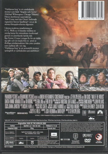 Världarnas Krig (War of the Worlds) (DVD)