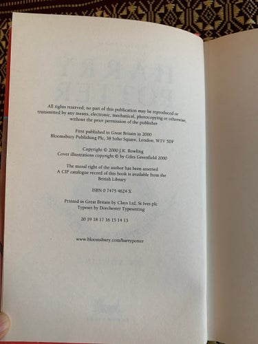Harry Potter and the Goblet of Fire av J.K. Rowling, 2000
